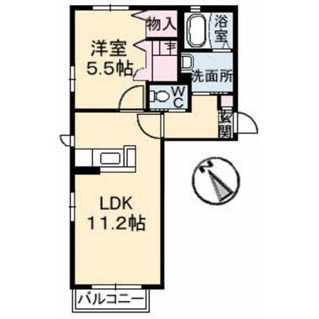 カーサエスぺランザの物件間取画像